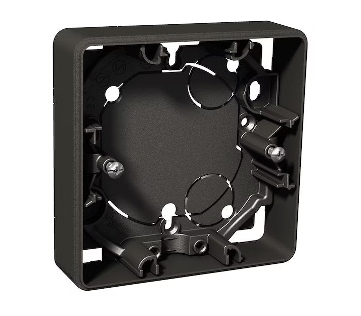 Pintakehys Schneider Electric Exxact 1-osainen Pintakojerasia 21mm Antrasiitti - KarelianStore