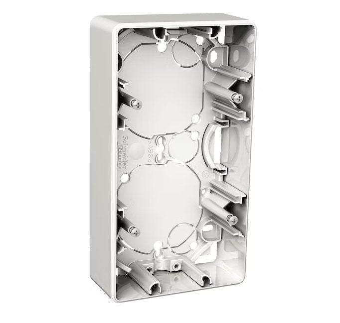 Pintakehys Schneider Electric Exxact 2-osainen 35mm IP20 Valkoinen 5 kpl - KarelianStore