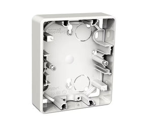 Pintakehys Schneider Electric Exxact 2-osainen IP20 Valkoinen 5 kpl - KarelianStore