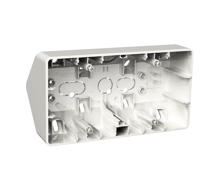 Pintakehys Schneider Electric Exxact 2-osainen Kulmapintakojerasia Valkoinen - KarelianStore