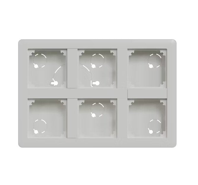 Pintakehys Schneider Electric Exxact 3x2-pintakojerasia Korkea Valkoinen - KarelianStore