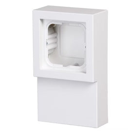 Pintakotelo ABB Impressivo 1-osainen IP20 Lista Valkoinen - KarelianStore