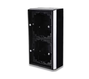 Pintakotelo Ensto Intro 2-osainen 85x156x46 Musta - KarelianStore
