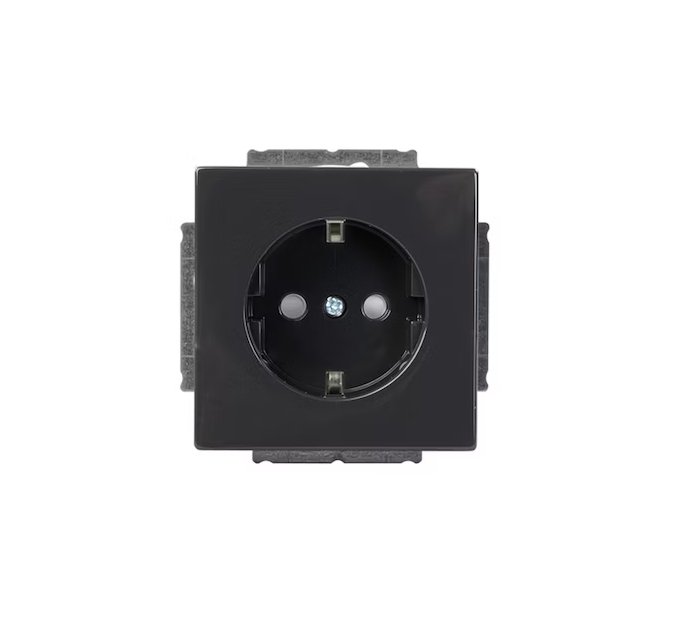 Pistorasia ABB Impressivo 1-osainen 16A IP21 UKJ 0x Antrasiitti - KarelianStore