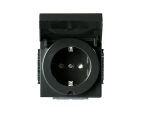 Pistorasia ABB Impressivo 1-osainen 16A IP21 UKJ 0x Antrasiitti - KarelianStore