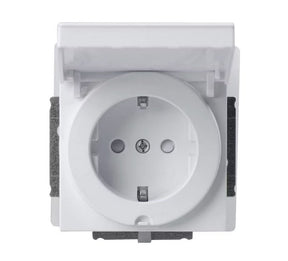 Pistorasia ABB Impressivo 1-osainen 20EK-84P IP44 Valkoinen 10 kpl - KarelianStore