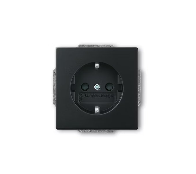 Pistorasia ABB Impressivo 1-osainen Uppo 20E-885P Mattamusta 10 kpl - KarelianStore