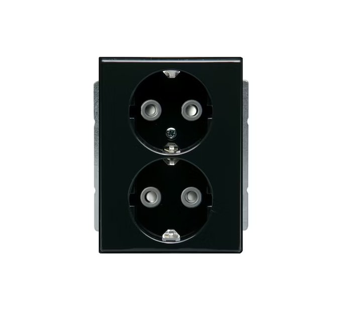 Pistorasia ABB Impressivo 2-osainen 16A IP21 UKJ HL Antrasiitti - KarelianStore