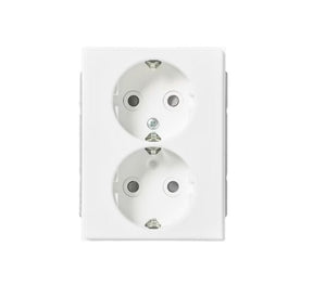 Pistorasia ABB Impressivo 2-osainen 16A IP21 UKJ HL Mattavalkoinen - KarelianStore