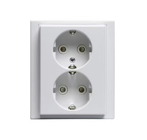 Pistorasia ABB Impressivo 2-osainen 16A IP21 UPJ HL Valkoinen - KarelianStore