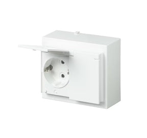 Pistorasia ABB Impressivo 2-osainen 16A IP44 PPJ 1x Valkoinen - KarelianStore