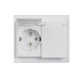 Pistorasia ABB Impressivo 2-osainen 16A IP44 UPJ HL Valkoinen - KarelianStore