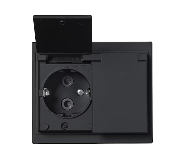 Pistorasia ABB Impressivo 2-osainen Uppo IP44 302EUJW-885P 10 kpl - KarelianStore