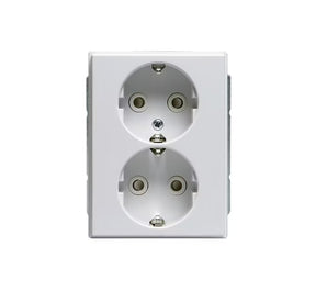 Pistorasia ABB Impressivo 2s 16A IP21 UKJ HL Valkoinen 100 kpl - KarelianStore