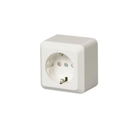 Pistorasia ABB Jussi 1-osainen 16A IP21 PPJ 0x Valkoinen - KarelianStore