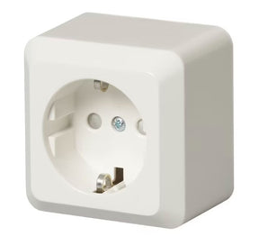 Pistorasia ABB Jussi 1-osainen 16A IP21 PPR 0x Valkoinen - KarelianStore