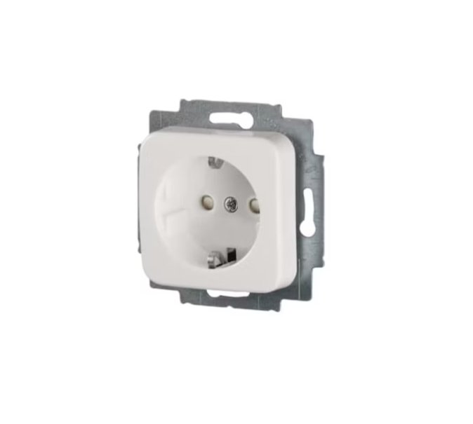 Pistorasia ABB Jussi 1-osainen 16A IP21 UKJ 0x Valkoinen - KarelianStore