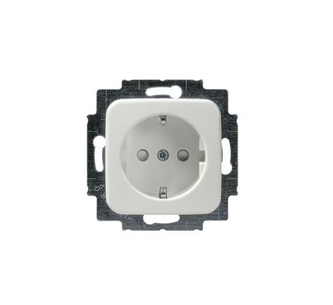 Pistorasia ABB Jussi 1-osainen 16A IP21 UKR 0x Valkoinen - KarelianStore