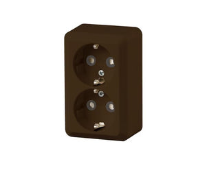 Pistorasia ABB Jussi 2-osainen 16A IP20 PPJ HL Ruskea - KarelianStore