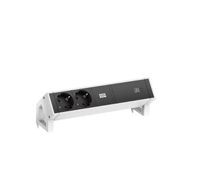 Pistorasia Bachmann 2-osainen + USB 60W - KarelianStore