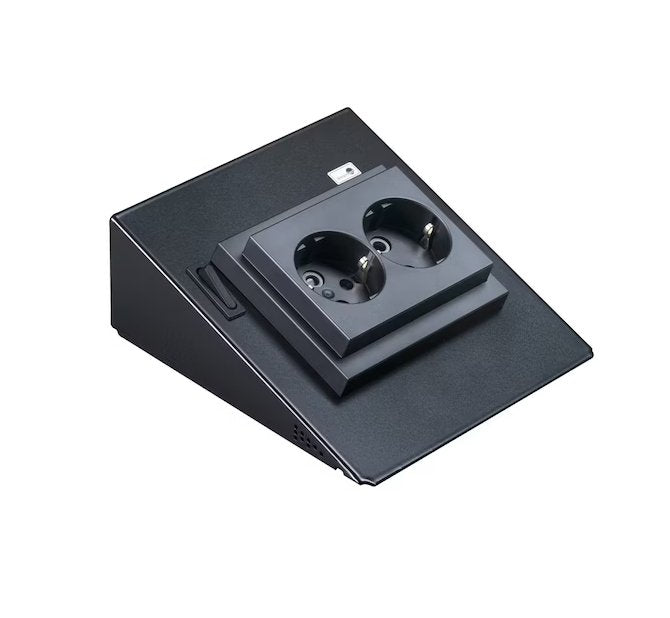 Pistorasia Dreamled Pro Power Plus 2s 16A 35W IP20 PPJ Kytkin Musta - KarelianStore