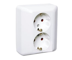 Pistorasia Elko RS Nordic 2s 16A 250V IP20 PPR Valkoinen - KarelianStore