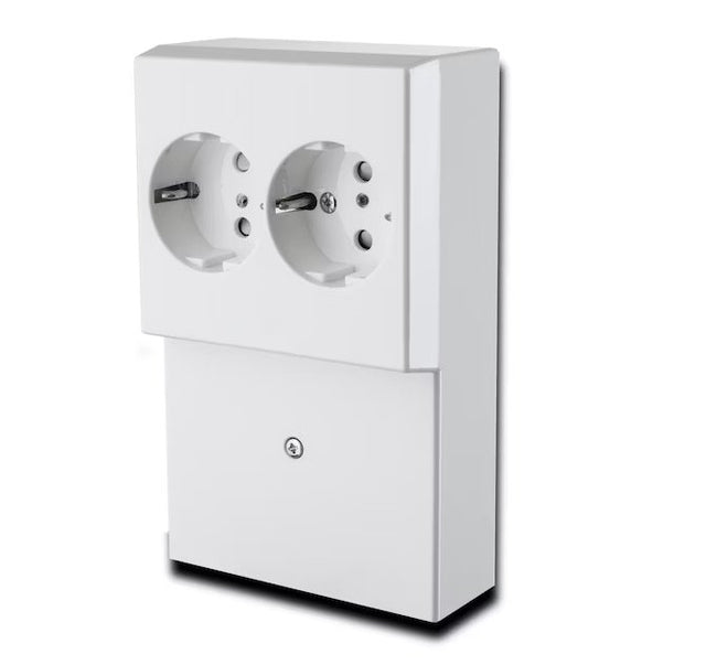 Pistorasia Ensto Intro 2-osainen 16A IP21 PPJ Lista Valkoinen - KarelianStore