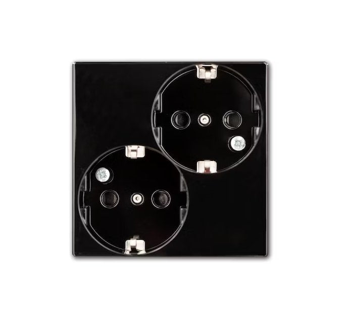 Pistorasia Ensto Intro 2-osainen Keskiölevyllä Musta - KarelianStore