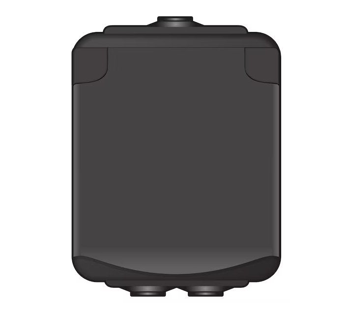 Pistorasia Onnline 1-osainen 16A 250V IP44 PPR 0x Musta - KarelianStore