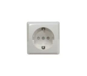 Pistorasia Opal Pinta 1-osainen 16A 250V IP20 PPR Valkoinen 5 kpl - KarelianStore