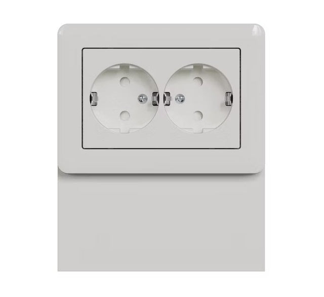 Pistorasia Schneider Electric 2-osainen 16A IP21 PPJ Lista Valkoinen - KarelianStore