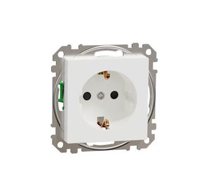 Pistorasia Schneider Electric Exxact 1-osainen 16A IP21 0x UKJ Valkoinen 10 kpl - KarelianStore