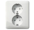 Pistorasia Schneider Electric Exxact 2-osainen 16A IP21 2x UPJ Valkoinen - KarelianStore