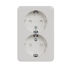 Pistorasia Schneider Electric Exxact 2-osainen 16A IP21 PPJ 2x Valkoinen - KarelianStore