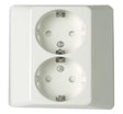 Pistorasia Schneider Electric Exxact 2-osainen IP21 UPJ 1x Valkoinen - KarelianStore