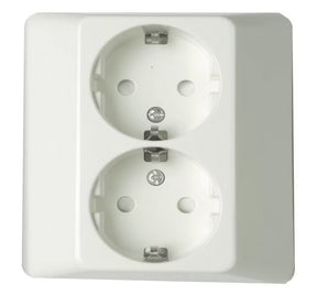 Pistorasia Schneider Electric Exxact 2-osainen IP21 UPJ 1x Valkoinen - KarelianStore