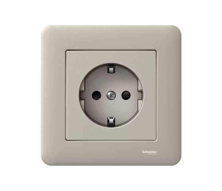 Pistorasia Schneider Electric Exxact Keskiölevyllä Maadoitetu 5 kpl - KarelianStore