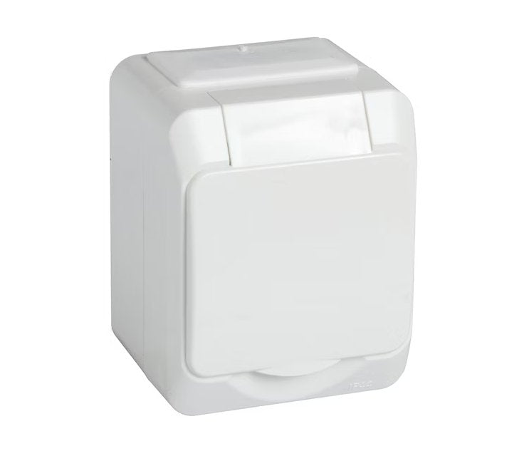 Pistorasia Schneider Electric IP44 Maadoitettu Pinta Valkoinen 5 kpl - KarelianStore