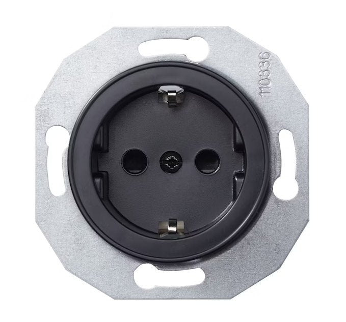 Pistorasia Schneider Electric Renova 1-osainen 16A 230V IP21 Musta - KarelianStore