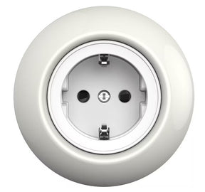 Pistorasia Schneider Electric Renova Maadoitettu Valkoinen - KarelianStore