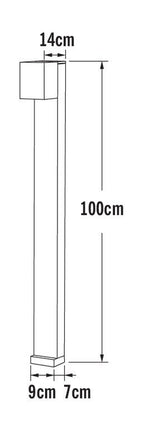 Pollarivalaisin Konstmide Cremona 7999-970 IP54 8W Ruskea - KarelianStore