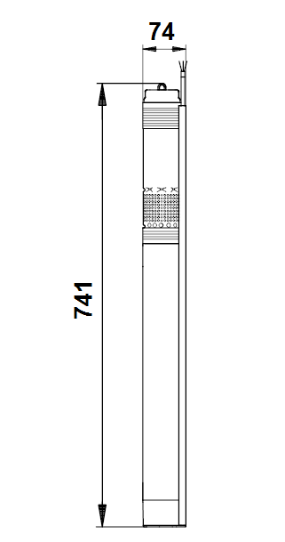 Porakaivopumppu Grundfos SQE 2-55 + 30m 3x1.5mm2 - KarelianStore