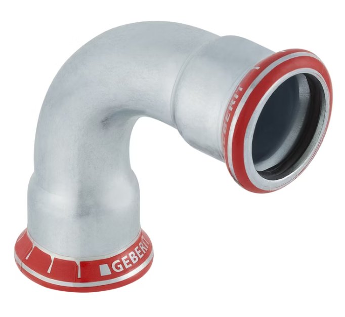 Puristuskäyrä Geberit Mapress 90 S/S Zn 12 - KarelianStore