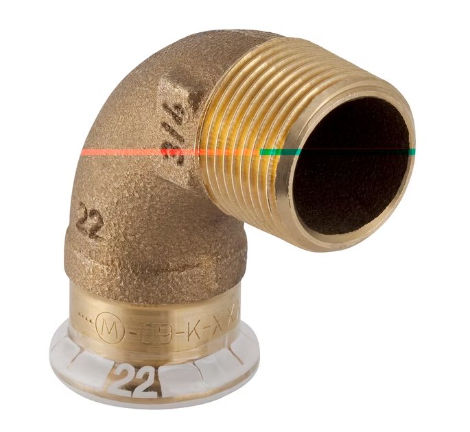 Puristuskäyrä Geberit Mapress 90 UK Cu 22x3/4 - KarelianStore