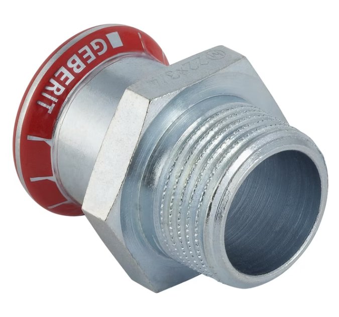 Puristusliitin Geberit Mapress UK Zn 22x1/2 - KarelianStore