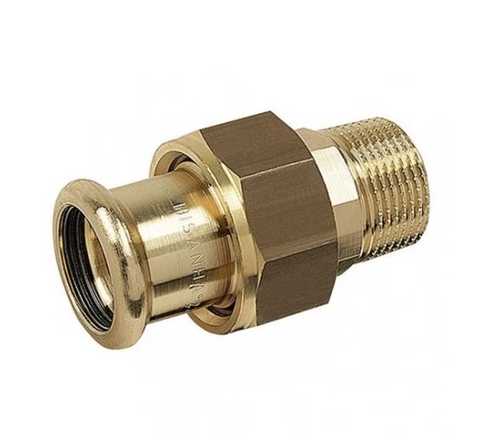 Puristusyhdistäjä Sanha UK Cu 22x3/4 - KarelianStore