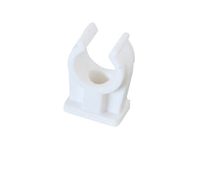 Putkenpidike Onnline 1-osainen Muovi Valkoinen 10mm 10kpl - KarelianStore