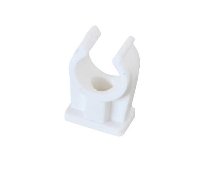 Putkenpidike Onnline 1-osainen Muovi Valkoinen 18mm 10kpl - KarelianStore