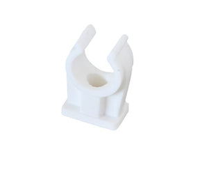 Putkenpidike Onnline 1-osainen Muovi Valkoinen 18mm 10kpl - KarelianStore