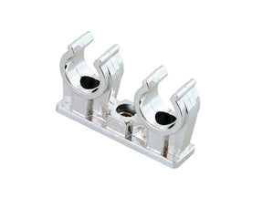 Putkenpidike Onnline 2-osainen Muovi Kromi 16mm 10kpl - KarelianStore